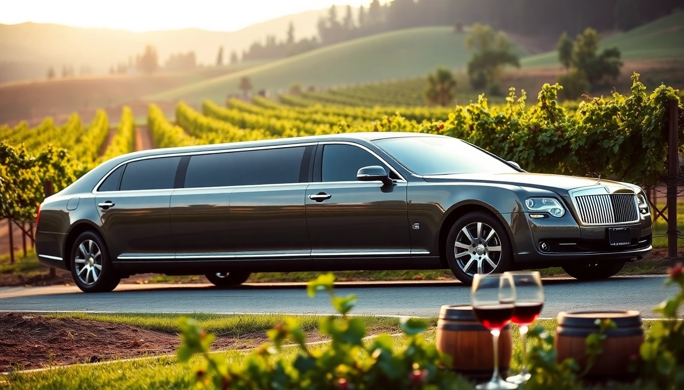 Experience luxury with a langley wine tour limo amidst beautiful vineyards and tranquil hills.