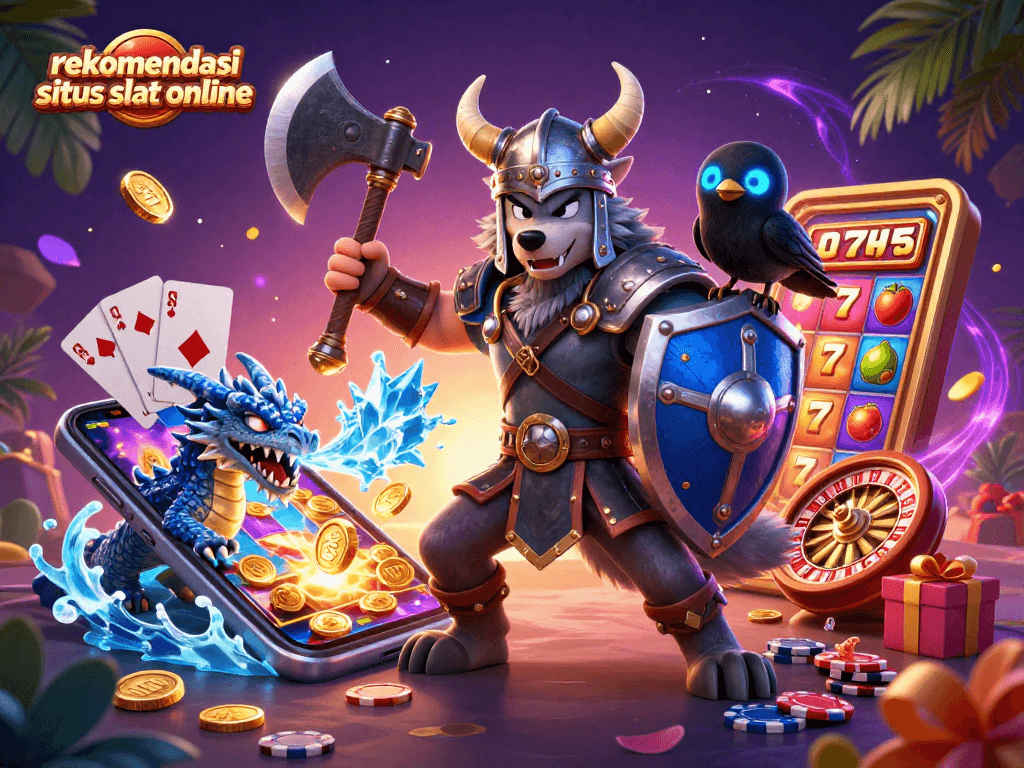 Rekomendasi situs slot online dengan petualangan Viking dan elemen slot yang memukau.