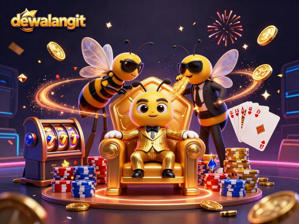 Menangkan jackpot di dewalangit dengan ilustrasi kasino online yang menarik dan berwarna.