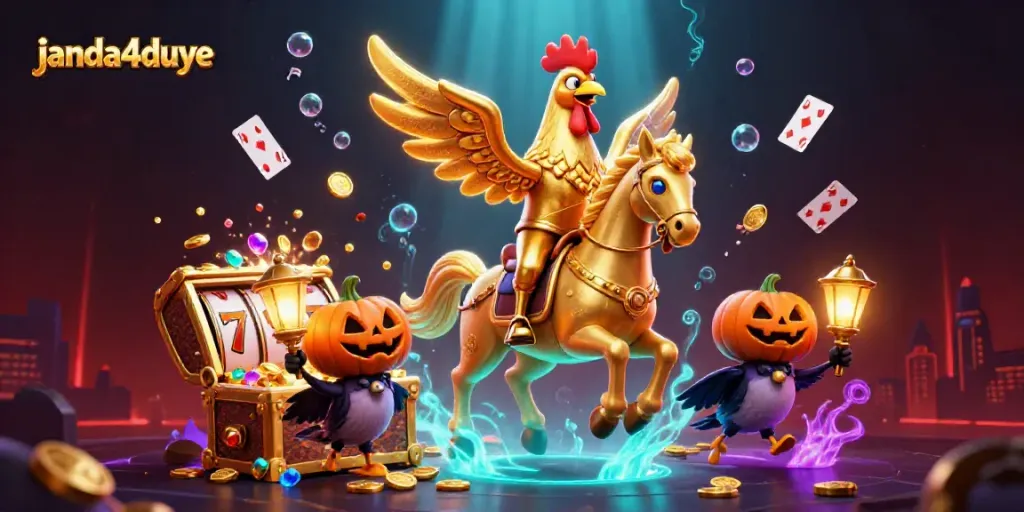 Janda4duye menghadirkan keseruan bermain game slot dengan ilustrasi 3D yang menarik.