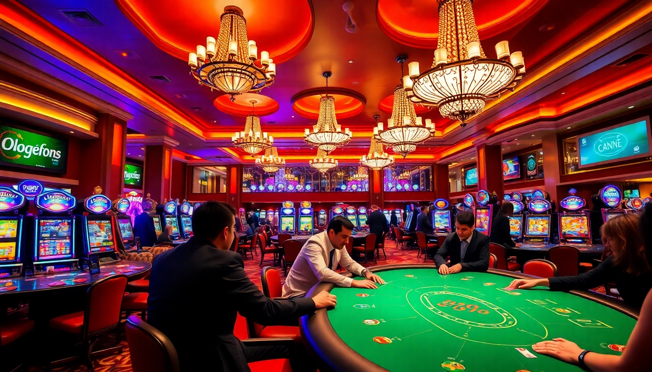 Experience the excitement of a Non gamstop casino with vibrant gaming tables and lively ambiance.