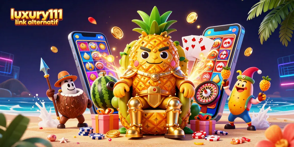 Engage in excitement with luxury111 link alternatif, featuring vibrant 3D casino characters and dynamic gaming elements.