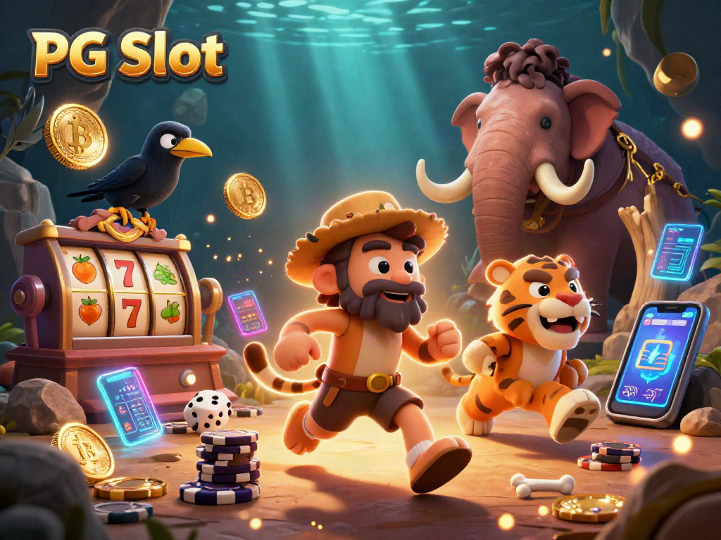 เล่น PG Slot กับคาสิโนยุคหินที่เต็มไปด้วยสัญลักษณ์และความสนุกสนาน