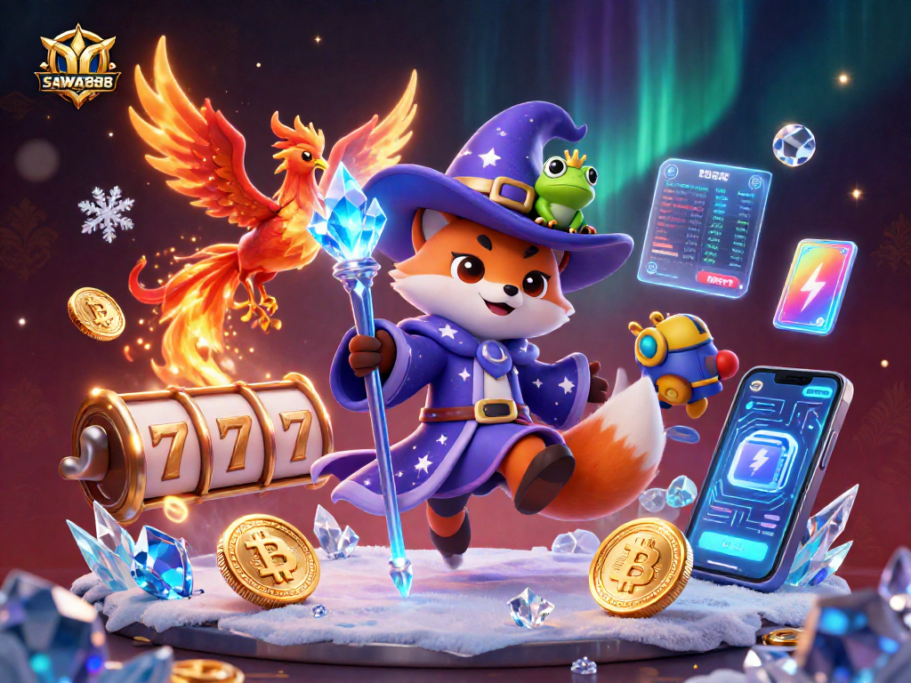 Experience thrilling gameplay and wild wins with SAWA888's vibrant slots and stunning visuals.