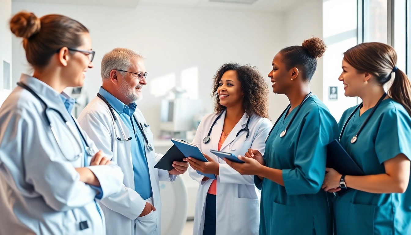 Team collaboration at Bligh Street health clinic highlights modern healthcare practices.