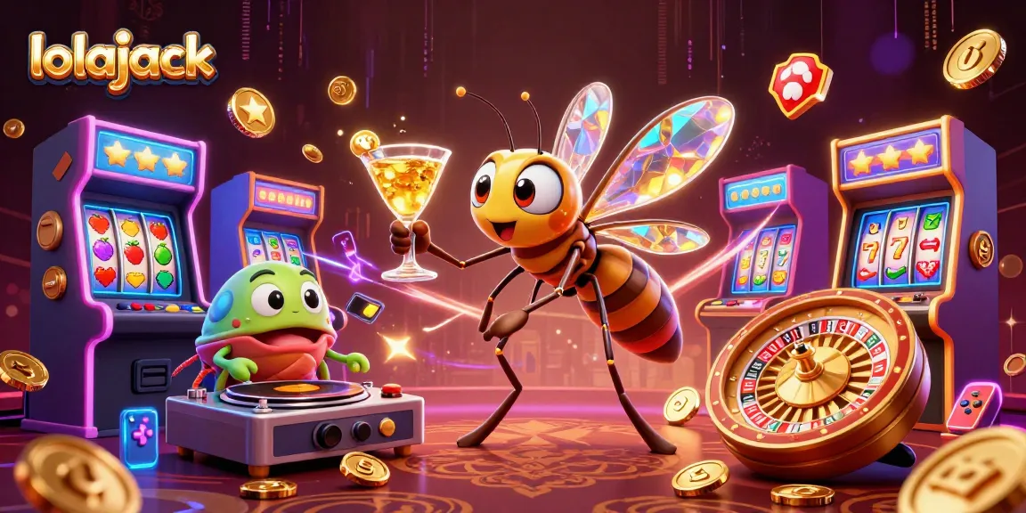 Play exciting games at lolajack casino with vibrant characters and thrilling gaming actions.