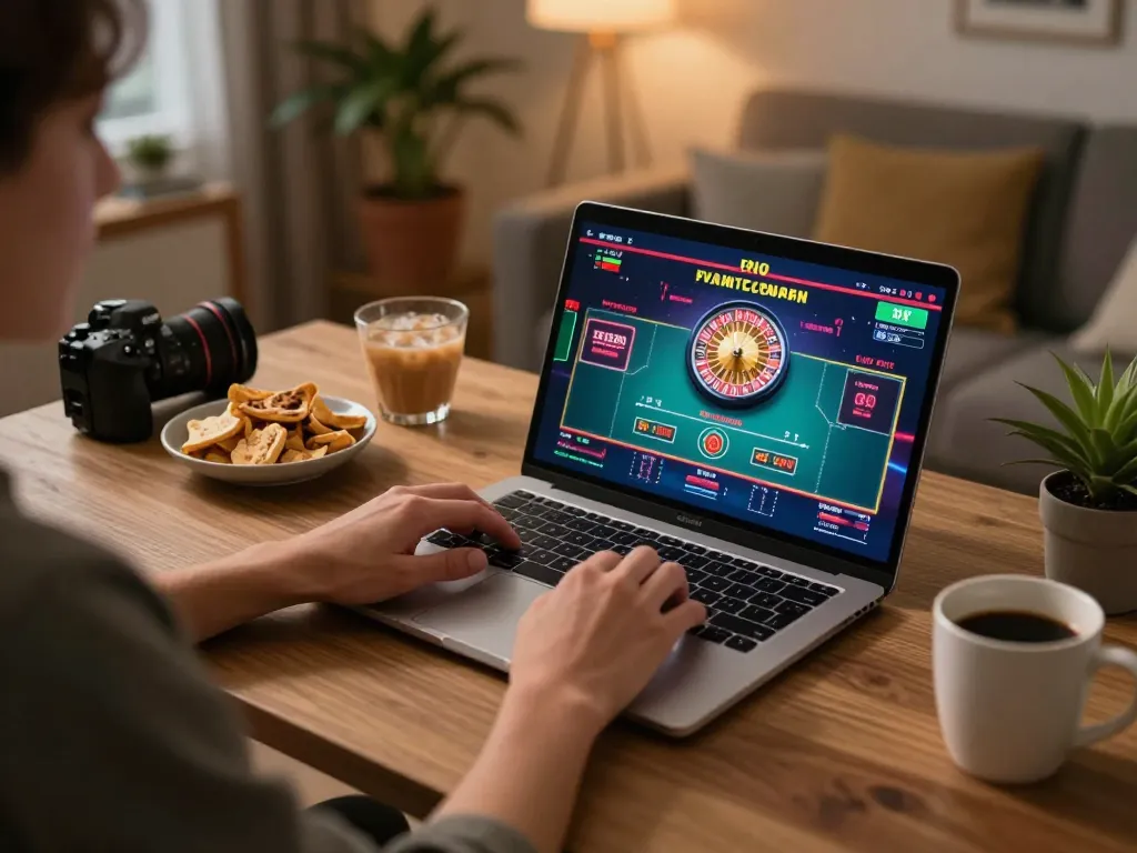 Playing live roulette at home using sc88 platform with engaging interface and cozy atmosphere