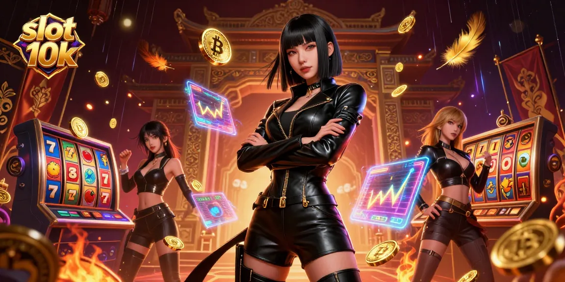 Spin to win with slot 10k in a vibrant casino setting, featuring exciting reels and dynamic gaming elements.