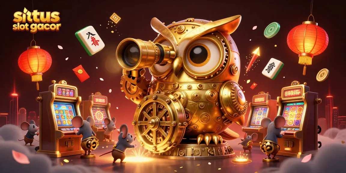 Experience situs slot gacor with cartoon characters enjoying a lively casino scene filled with excitement.