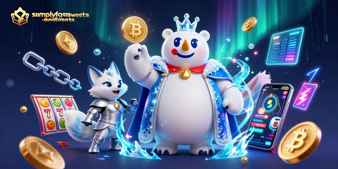 Join the gaming excitement with simplyfabsweetsandtreats as the ice king bears witness to big jackpots!