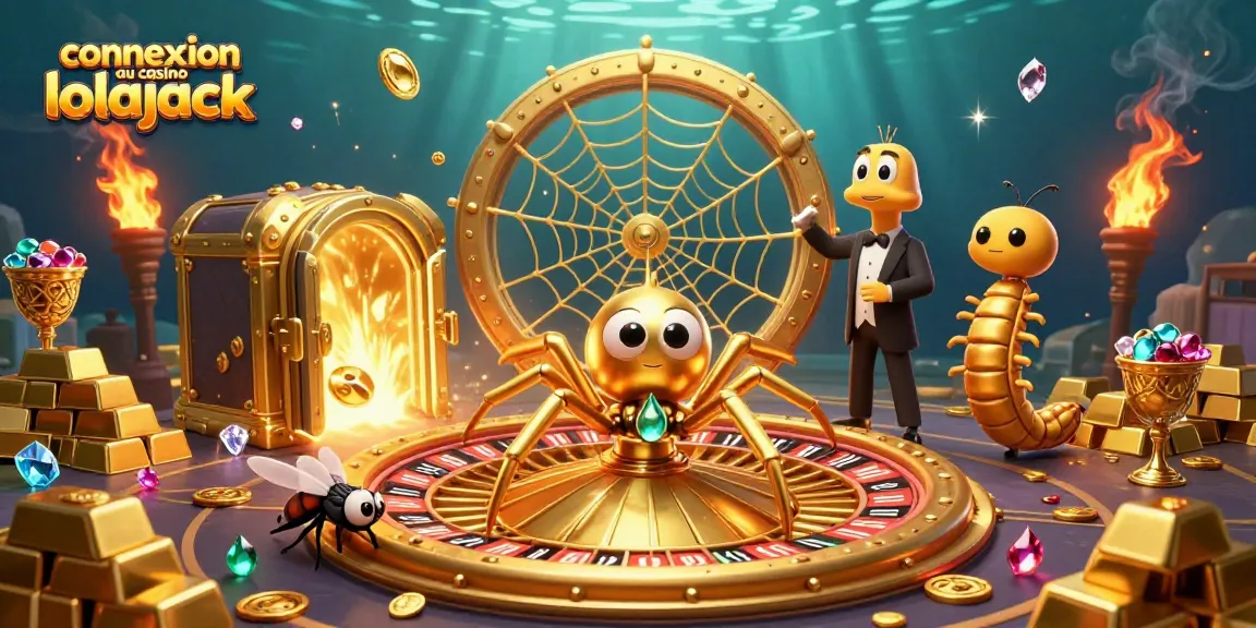 Engage with the thrill of gaming at connexion au casino lolajack with this vibrant, detailed casino scene.