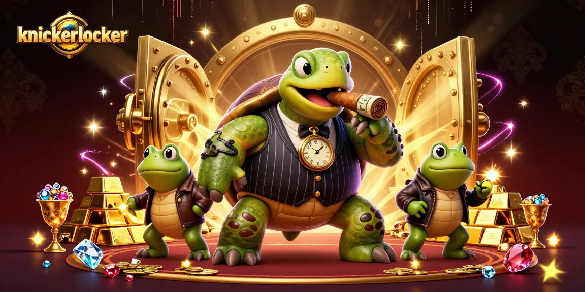 Experience thrilling wins at knickerlocker with vibrant 3D cartoon casino scene featuring dynamic characters.