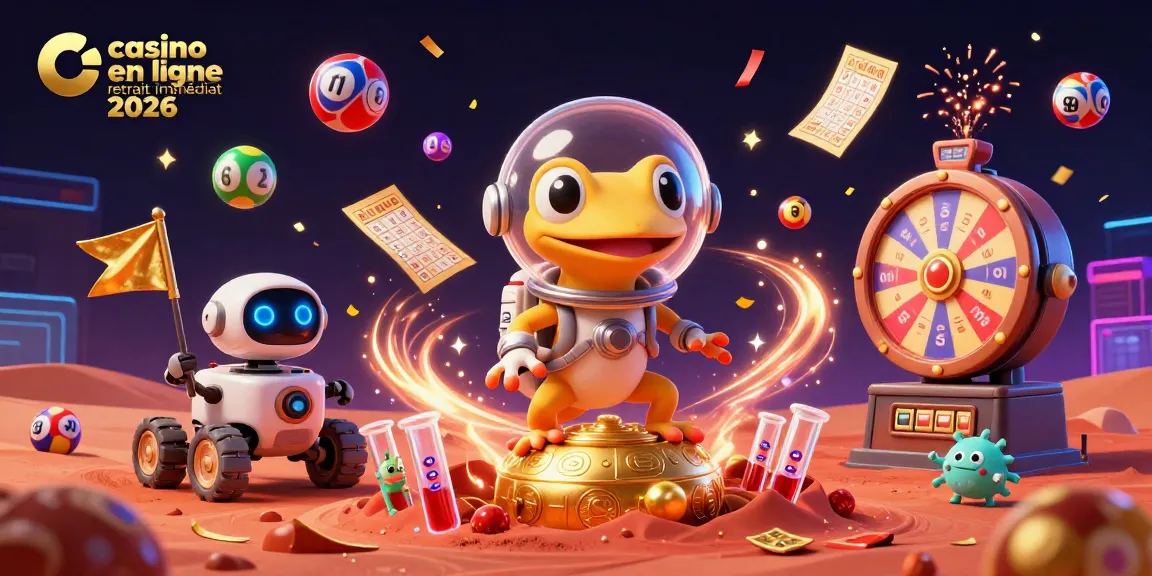 Les joueurs admirent le casino en ligne retrait immédiat 2026 au cœur de la galaxie.